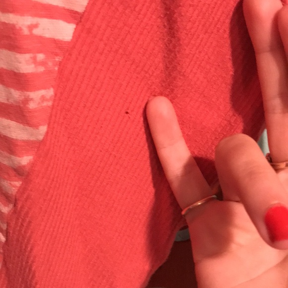 Coral Slouchy High-Low Calvin Klein Jeans Blouse Size M - Picture 7 of 8